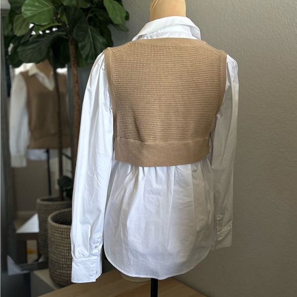 Veronica Beard Mixed Media Vest - Picture 3 of 13